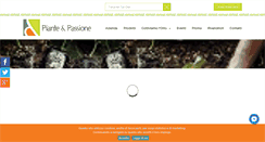 Desktop Screenshot of pianteepassione.it